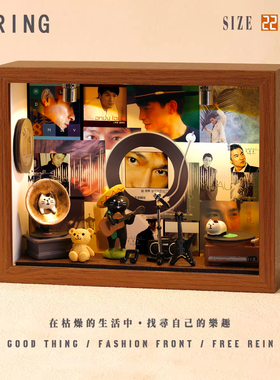 刘德华周边音乐专辑相框创意桌面礼物造景摆件生日礼品送男生女生