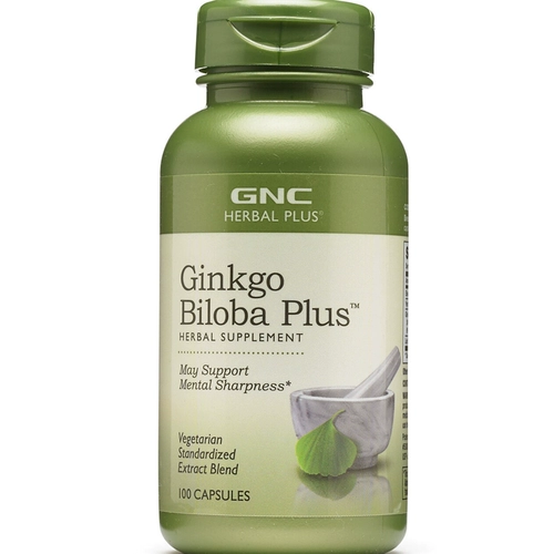 Speat US GNC Ginkgo Leaf Enhanced Composite Formula Capsules 100 содержит активную память лецитин