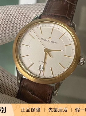 艾美 典雅18K金圈夜光瑞士自动机械商务男手表 LC6017-YS101-130