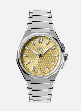 Christopher Ward 12边型香槟色超薄夜光防水瑞士自动机械男手表