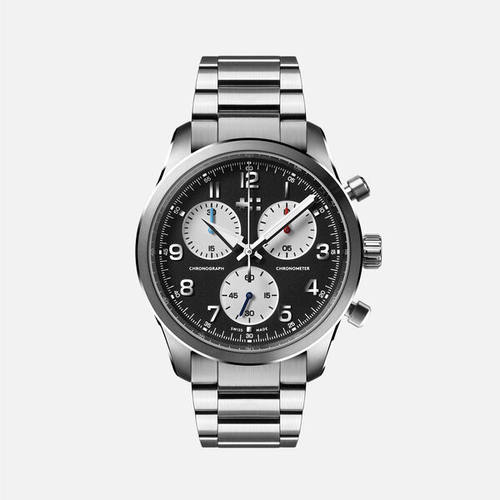 Christopher Ward 瑞士天文台夜光计时石英防水运动男士手表 C63