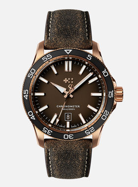 ChristopherWard C60 青铜夜光瑞士天文台自动机械防水男士手表44