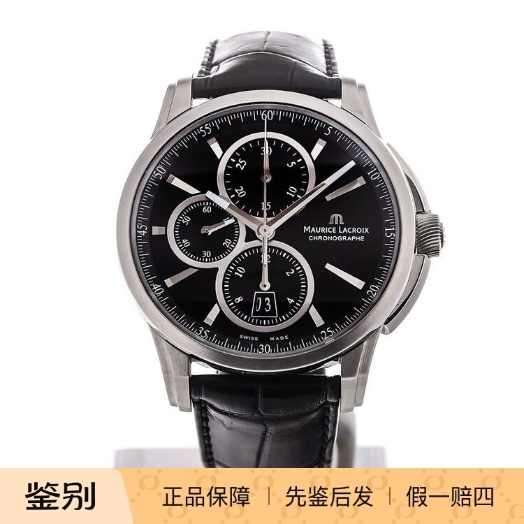 Maurice Lacroix艾美 奔涛PT6188夜光计时瑞士自动机械运动男手表