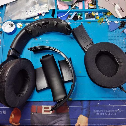 Razer/雷蛇 北海巨妖标准版X/绿光/V3X耳机头梁骨架头梁耳罩维修