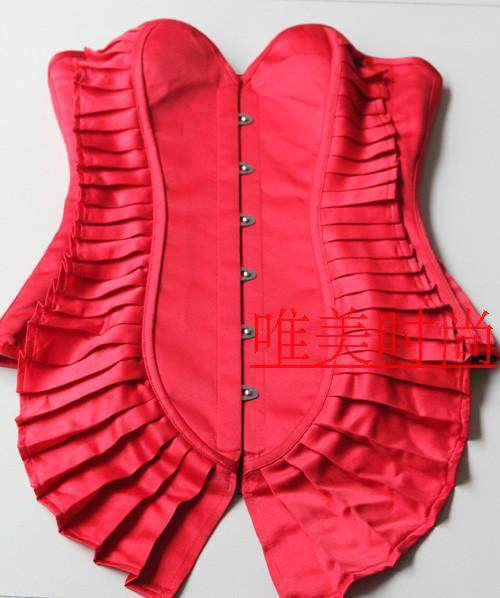 新款束腰corset塑身马甲镙旋钢骨宫廷束身衣强力收腹塑腰女塑身衣