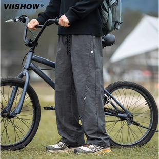 潮牌休閑褲 男2025年春季 VIISHOW工裝 新款 機能傘兵休閑褲 褲 子美式