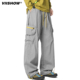 男美式 宽松直筒工装 机能伞兵裤 VIISHOW软壳冲锋裤 户外裤 秋季 裤 潮