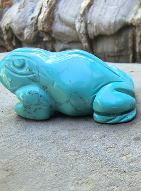 雕刻青蛙风水摆件结婚礼品