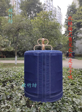 画眉鸟笼配件 高级牛仔布 鸟笼罩衣 笼布 笼衣 围子31-40CM可定制