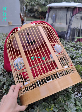 成都手工精品镶牙画眉鸟笼