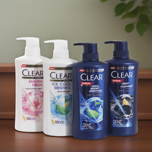 保税泰国CLEAR清扬洗发水 运动止痒头皮清凉薄荷男女 去屑洗发露