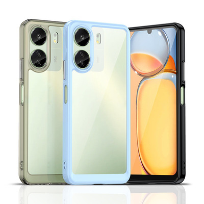 for Redmi 13C Case Transparent Anti Fall 适用红米13C手机壳Note135G手机套全包13Pro亚克力防摔13Pro+