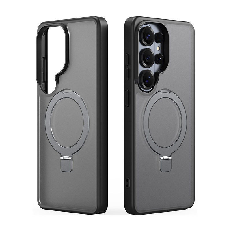 适用三星s26ultra磁吸肤感磨砂手机壳批发 s26plus支架纯色保护壳 for Samsung S26 Ultra Case Magnetic New