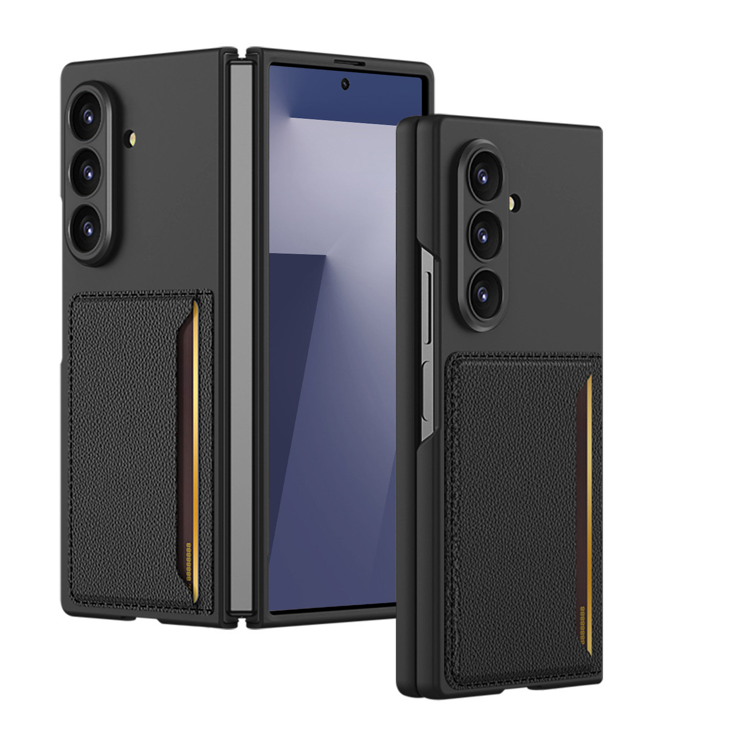 for Samsung Galaxy Z Fold7 Case New 适用三星Galaxy Z Fold7折叠屏手机壳超薄精孔卡包创意手机保护套