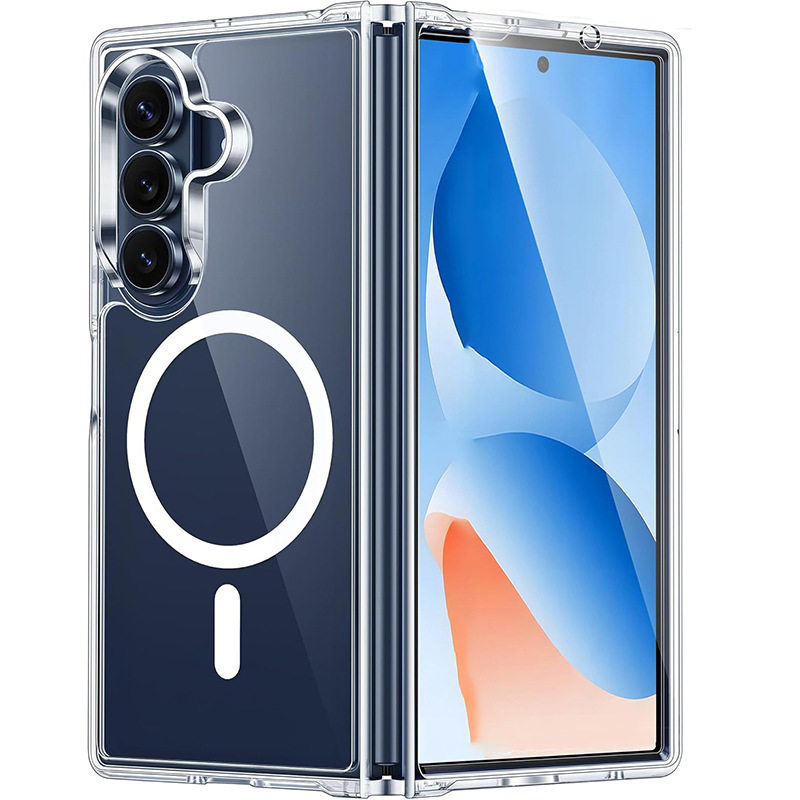 for Samsung Galaxy Z Fold7 Case Magnetic New 适用三星ZFold7透明磁吸手机壳zflip7折叠防摔保护套防刮花