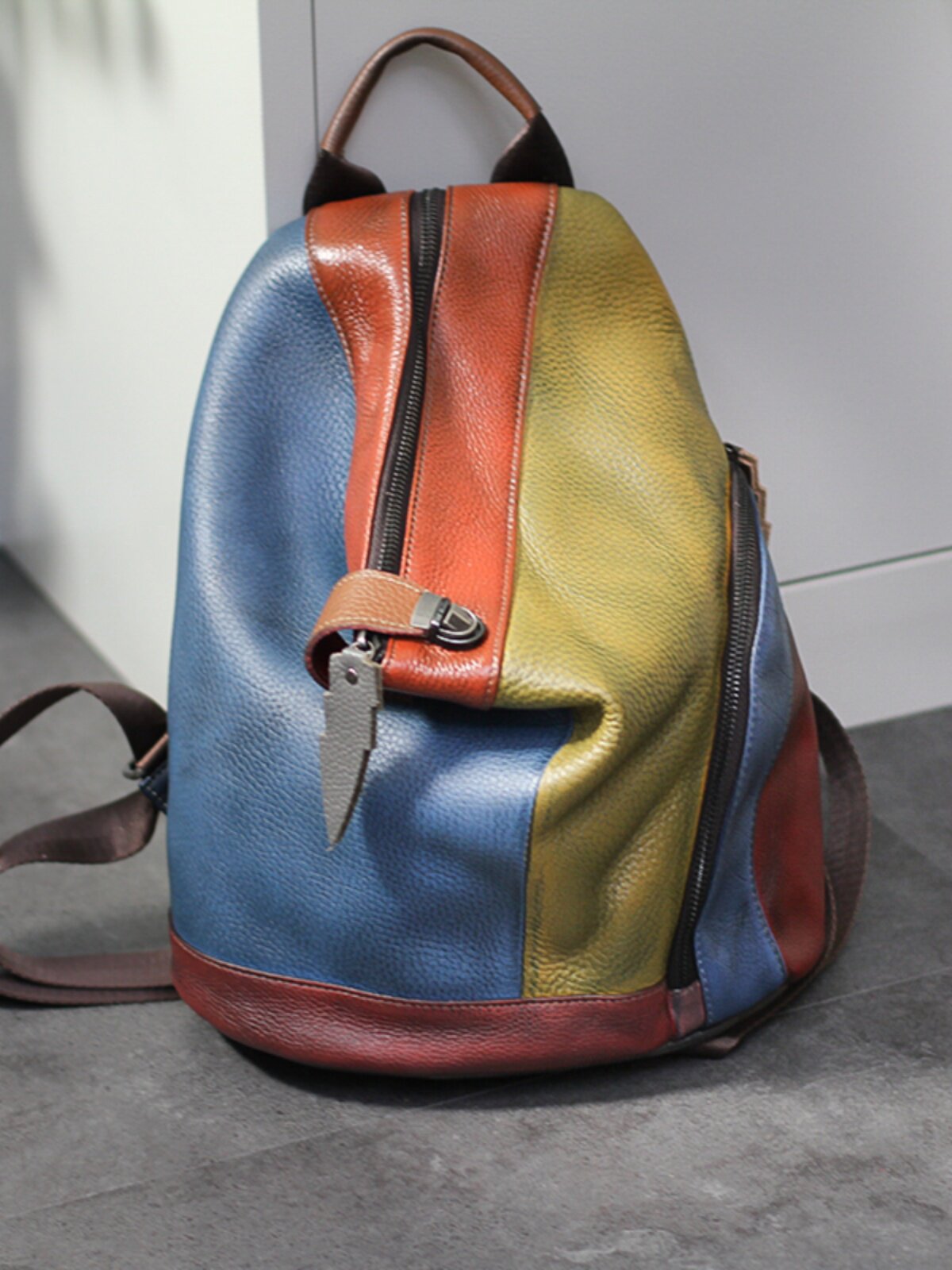 Genuine Leather Backpack | Taobao Direct from China - Taobao product photo 3