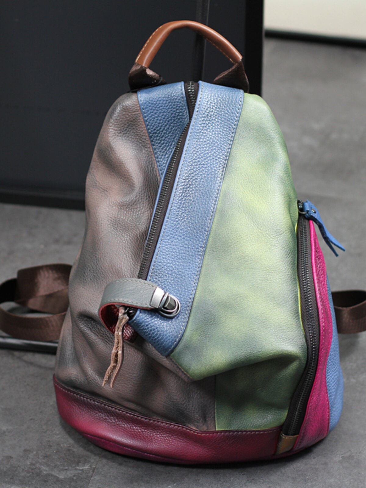 Genuine Leather Backpack | Taobao Direct from China - Taobao product photo 2