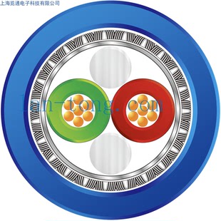 过程总线通讯电缆2x18AWG ProfibusPA LSZH钢丝铠装 SWB Armored