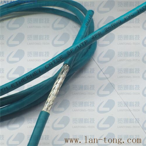 CC-Link IE Field工业以太网电缆4*2*26AWG屏蔽4对8芯双绞线cat5e