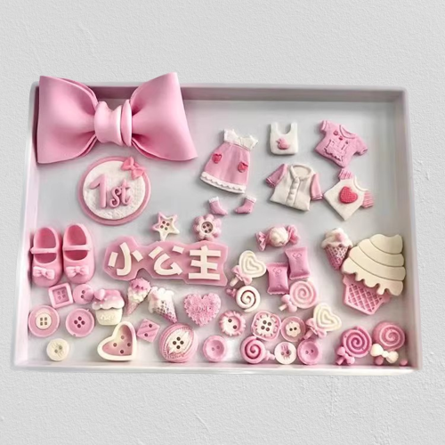 BABY婴儿衣服鞋子硅胶模具糖果