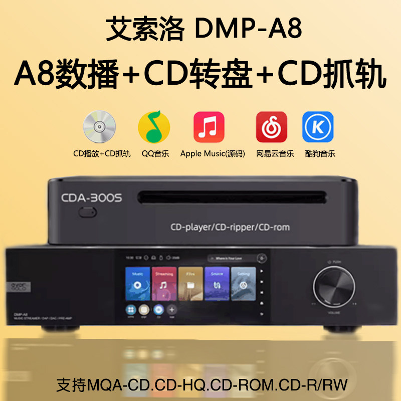 艾索洛A8数播配CD转盘CD抓轨机