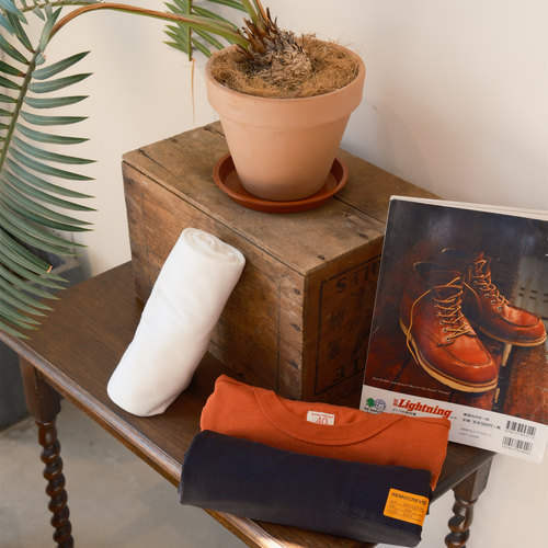 现货 REMOCREVO Basic Pocket Tee 长绒棉基础口袋T恤