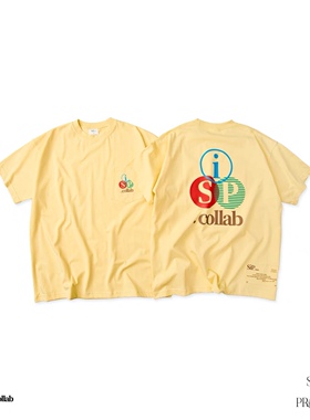 GoodVibesOnly好氛围优先「SiP.collab」三方联名T恤 索罗娜 黄