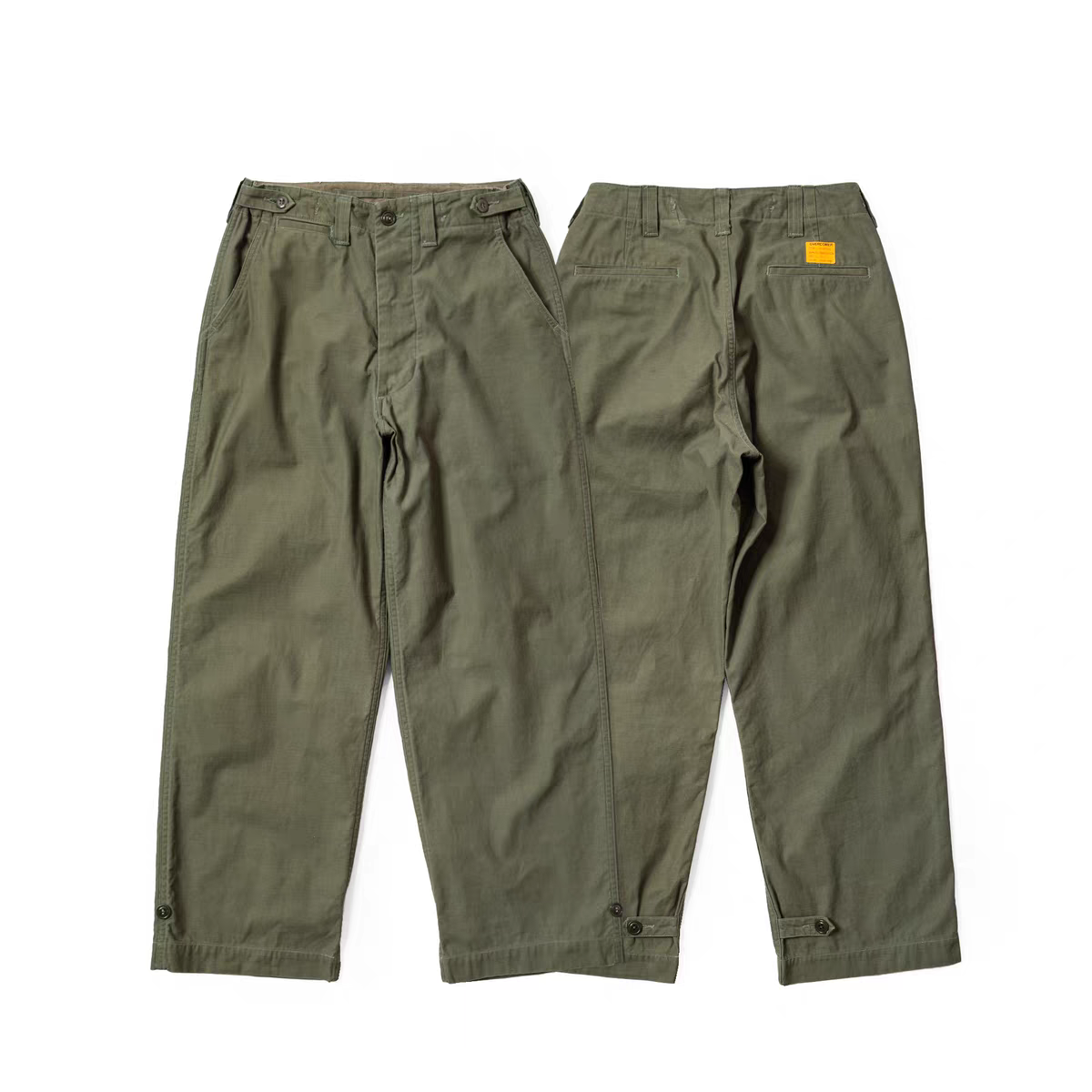 REMOCREVO M-43 Field Trousers 野战军绿裤 军事 高腰复古长裤