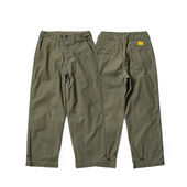 高腰复古长裤 Trousers REMOCREVO 军事 Field 野战军绿裤