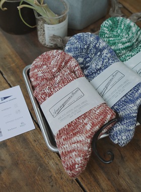 Anonymous lsm 日本制 复古杂色中筒袜15035200