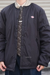 现货 DANTON 23SS 定番无圆领薄夹P棉轻质内胆短开衫多色选男女款