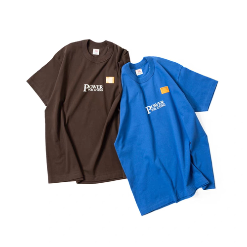 REMOCREVO POWER Print Tee复古印花圆筒纯棉短袖T