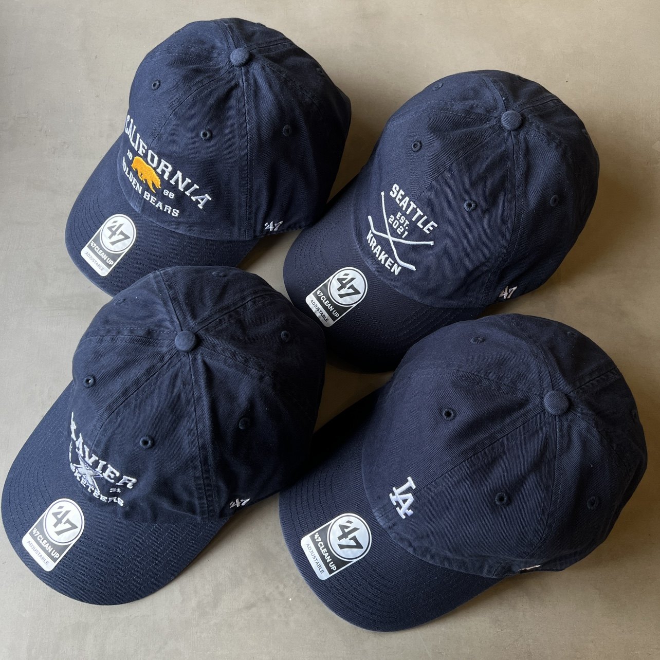 47brand鸭舌帽多色刺绣正品