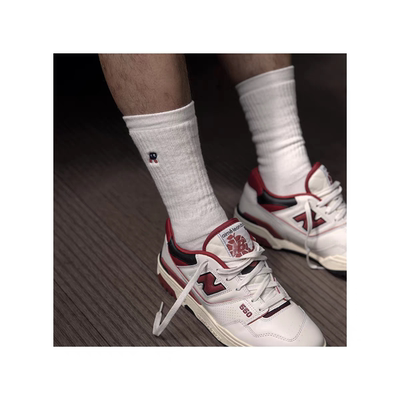 REMOCREVO全棉长袜精梳棉毛圈 刺绣 特殊商品