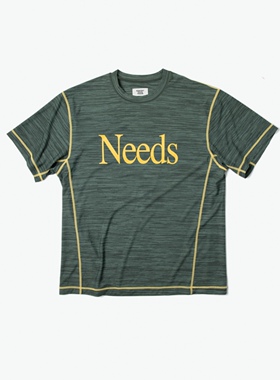 现货 SERVING YOUR NEEDS/NEEDS RUNNERS TEE 运动撞色短袖T恤