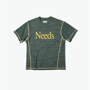 NEEDS YOUR RUNNERS TEE T恤 现货 运动撞色短袖 SERVING