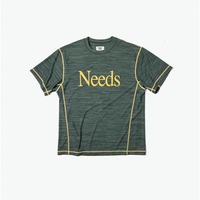 现货 SERVING YOUR NEEDS/NEEDS RUNNERS TEE 运动撞色短袖T恤