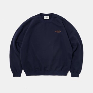 现货 SERVING YOUR NEEDS /NEEDS LOGO CREWNECK 刺绣抓绒卫衣