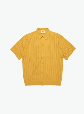 现货 SERVING YOUR NEEDS /Needs Knitted Shirt 针织镂空短袖