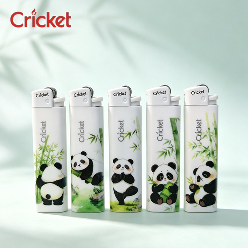 草蜢一次性打火机新款熊猫