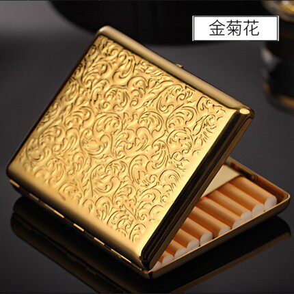 正品双枪金属烟盒烟夹烟具双枪