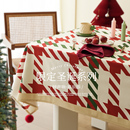 新年桌布防水防油免洗红色氛围感布置装 饰高级感茶几春节餐桌布