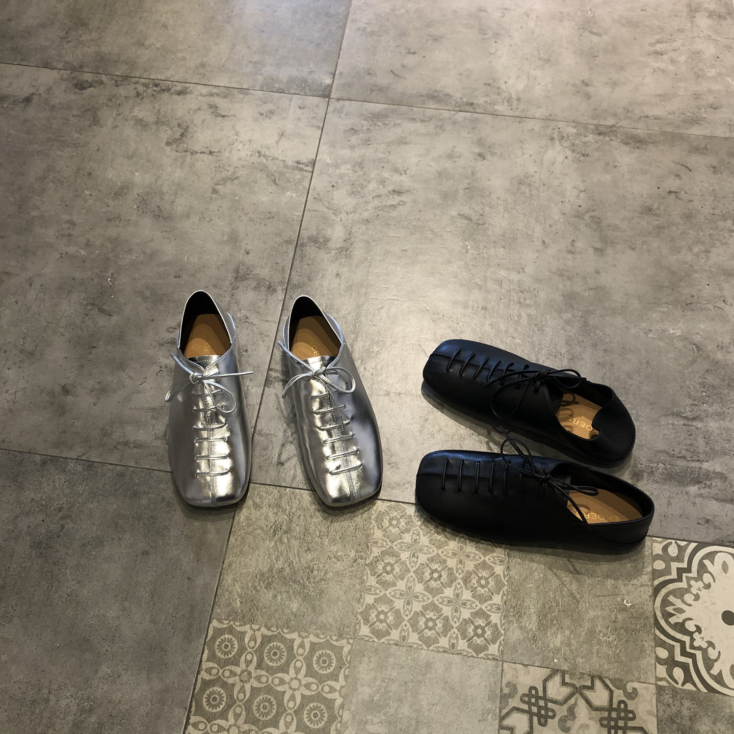 女鞋2026年新款英伦风系带深口单鞋女方头平底小皮鞋百搭休闲鞋,女鞋,深口单鞋,淘宝优惠券,粉丝福利购,淘宝优惠卷