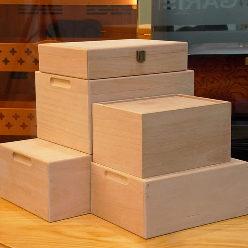 美晶雪茄柜配件雪茄盒西班牙雪松木实木醇化盒醒茄盒保湿盒收干盒