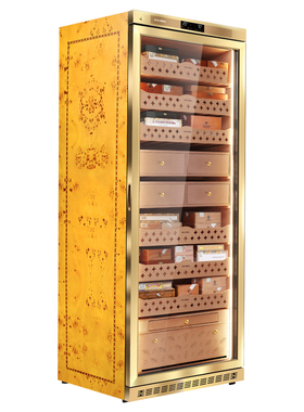 RACHING/美晶雪茄柜MON5800A智能水平线实木恒温恒湿雪茄保湿烟柜