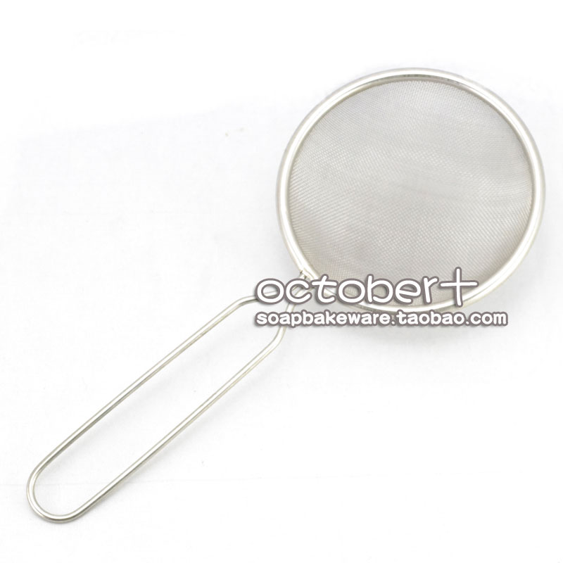 觅爱馆燕窝雪蛤不锈钢漏勺网滤茶网果汁豆浆过滤隔油网小号面粉筛