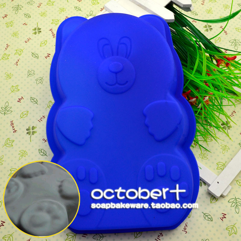 泰迪熊面包模硅胶烘焙蛋糕模烤盘