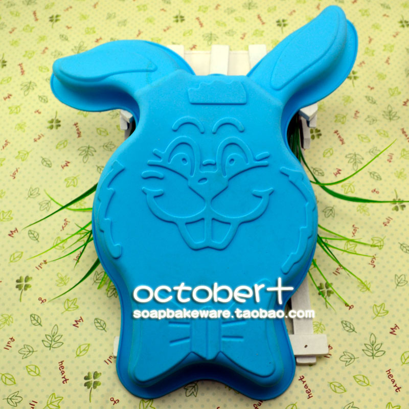 觅爱馆大号兔八哥微波炉戚风蛋糕烘焙模具烤盘生日面包模具10