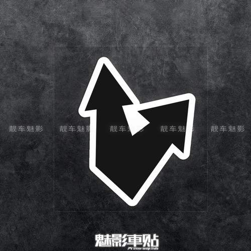 防水反光贴遮盖划痕不褪色车贴