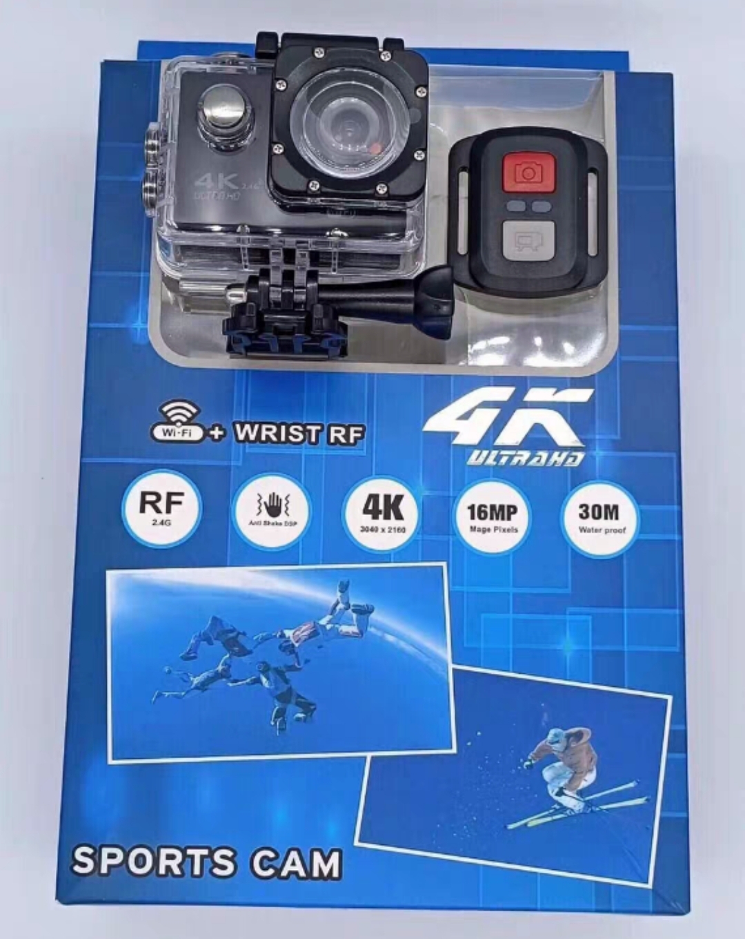 高清wifi摄像机潜水运动相机 摩托车头盔骑行记录仪